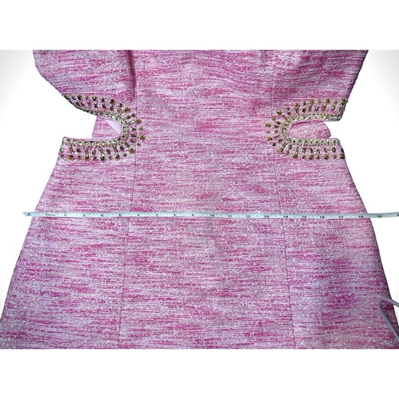 LILLY PULITZER~Catie Shift Dress Resort Pink Tropics Resort Boucle~Size 8~ $278 - Picture 14 of 16